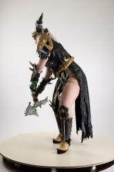 Cori Sindragosa Fight Pose With Axe